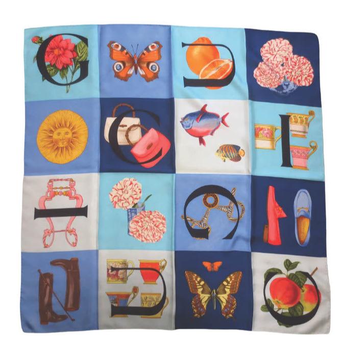Guccisimo Motif Silk Scarf